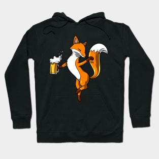 Fox Beer Party Hoodie